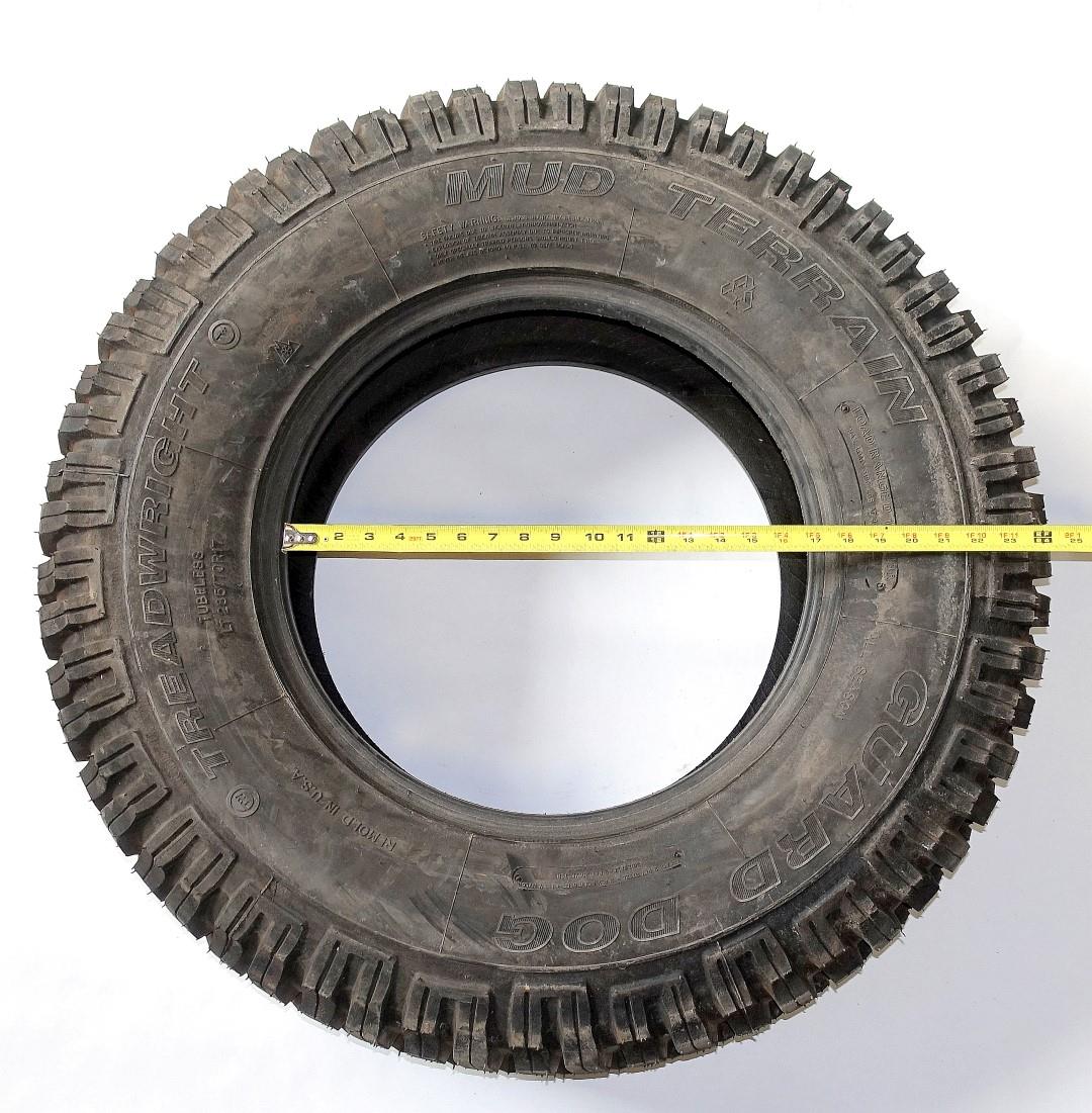 Treadwright Guard Dog Mud Terrain LT285/70R17 Tire Condition (NOS) New